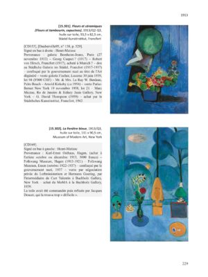 Henri Matisse – catalogue de l'œuvre peint – Image 10